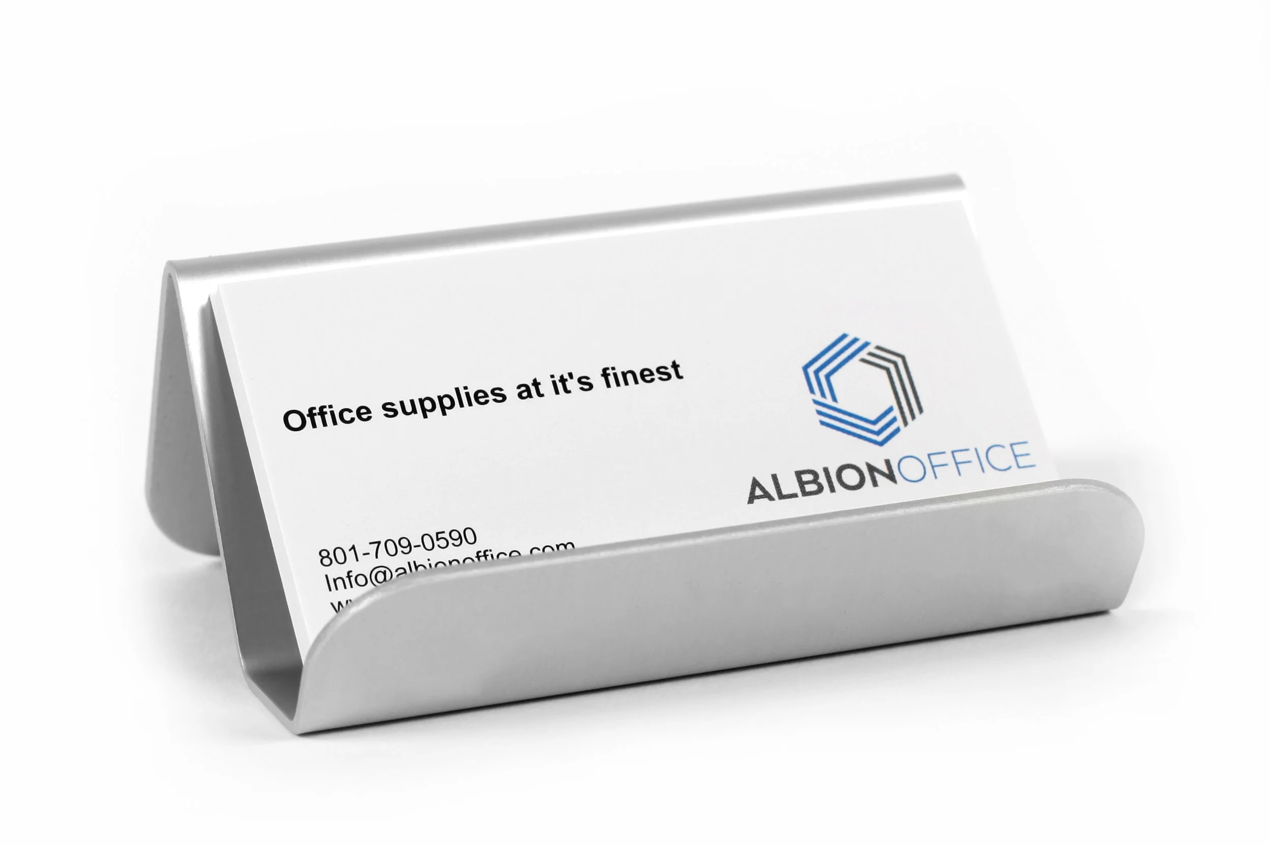 Aluminum Business Card Holder - Image 2